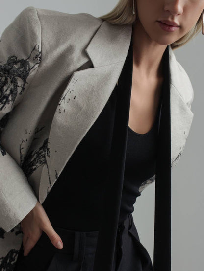 Şık Yüksek Bel İspanyol Paça Siyah Pantolon