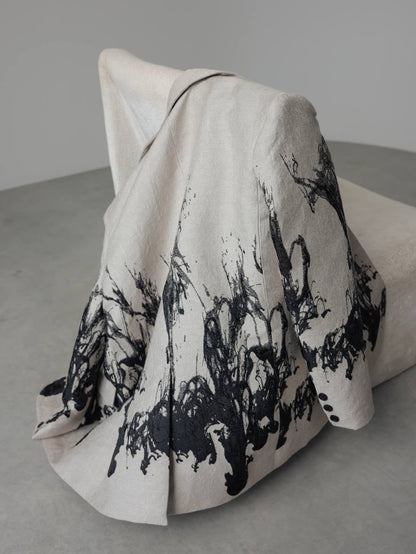 Şık Yüksek Bel İspanyol Paça Siyah Pantolon