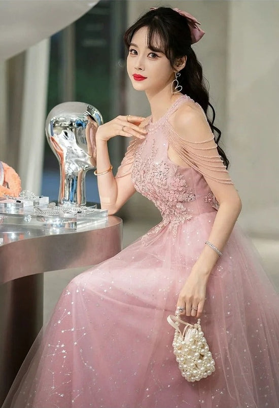 High-Quality Fairy Cottagecore Princesscore Prom Dress