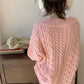 Oversized V-neck Women Sweater