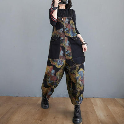LOOSE RETRO JUMPSUITS, BAGGY LADIES OVERALLS
