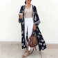 BOHEMIAN FLORAL PRINTED LONG SHIRT KIMONO, SUMMER BEACH CARDIGAN