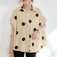 Polka Dot Short Sleeve Blouse | BoutiquElegance