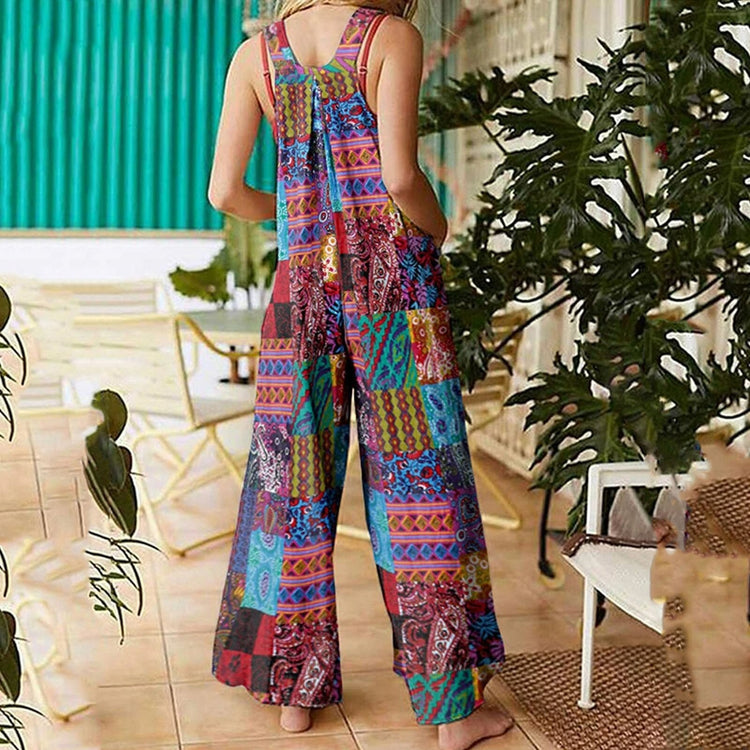 Boho Ethnic Style Square Neck | BoutiquElegance